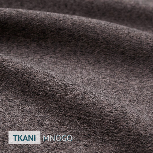 Фото материала велюра “Cf2504-6” (однотонный коричневый)