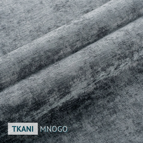 Фото обивки велюра “14” (однотонный серый)