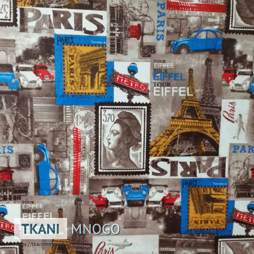 Фото рисунка микровелюра “NH6820-2” город.